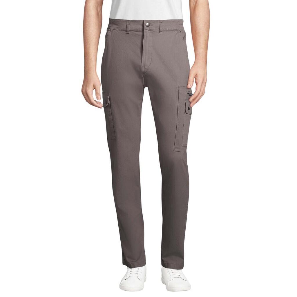 Mens Docker Trousers (Dark Grey Solid)