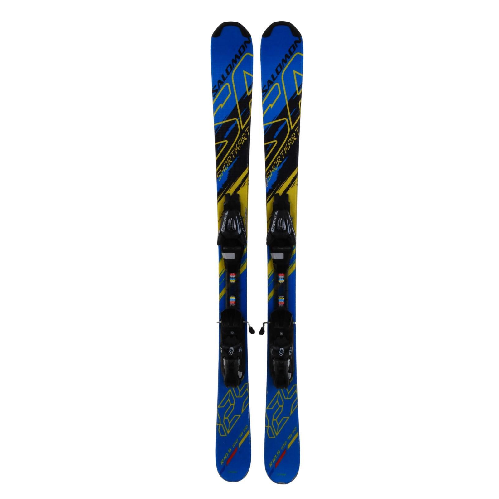 RECONDITIONNE - Mini Ski Salomon Shortkart + Fixations 5/5