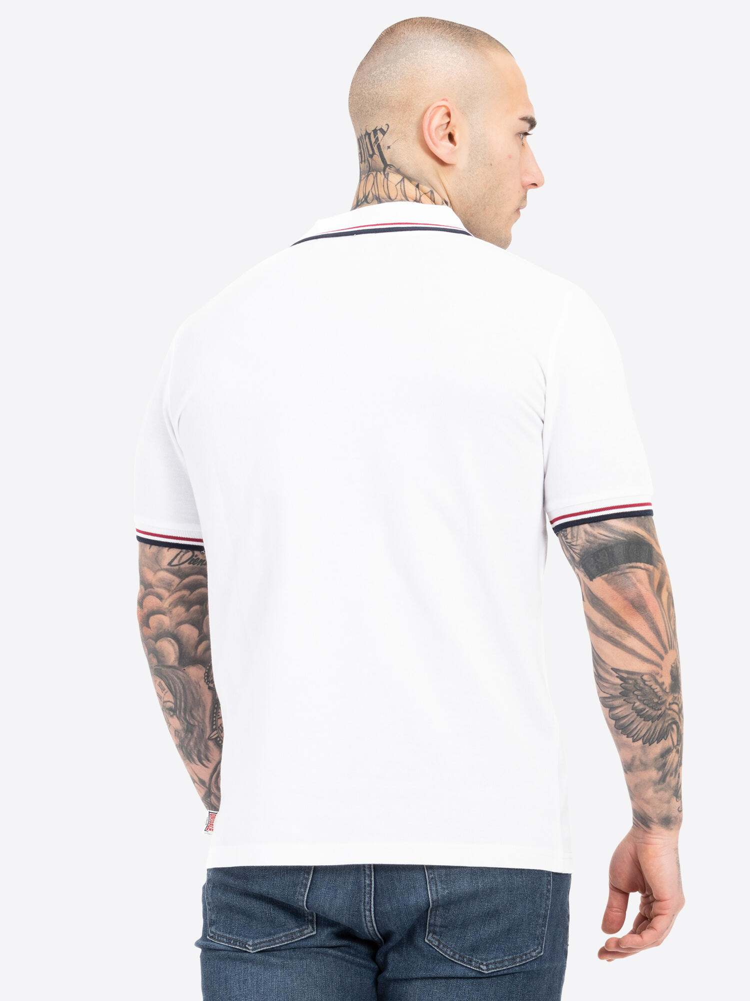 Polo pour homme Lonsdale Lion Blanc 4/5