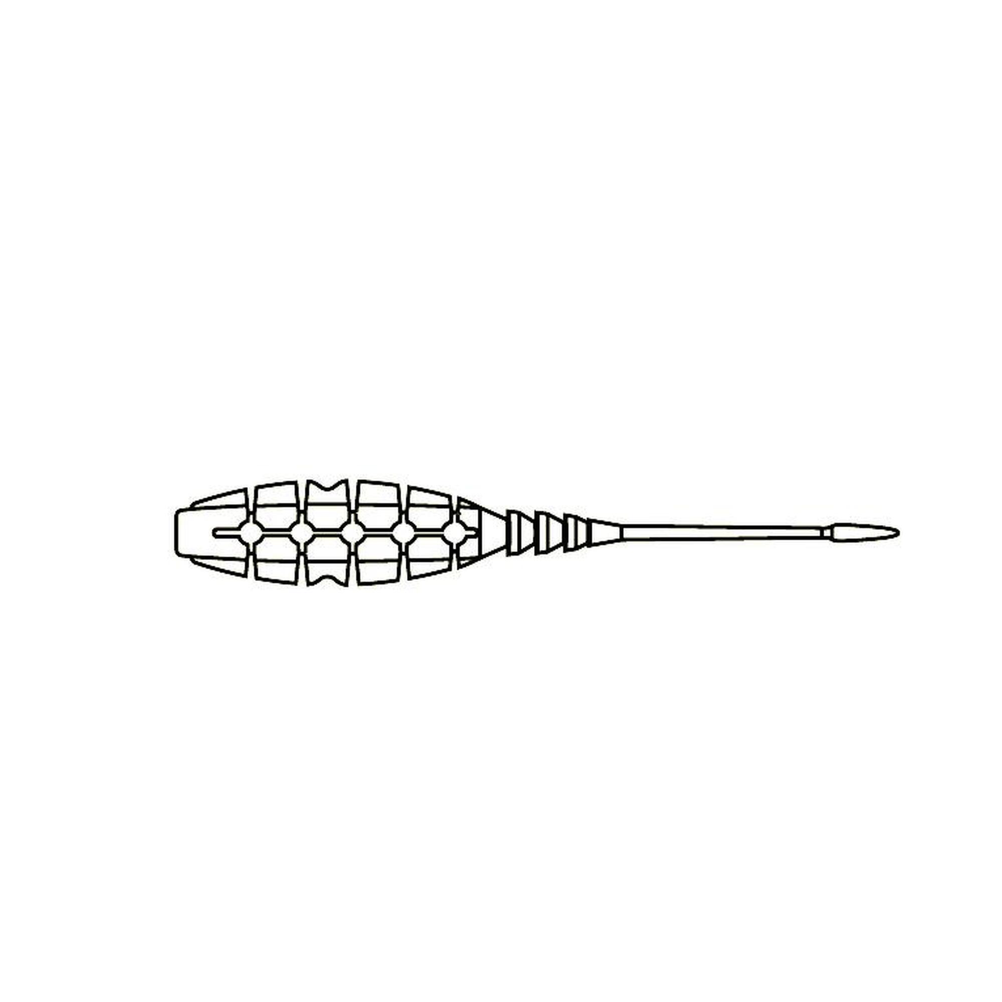 GRUB MUSTAD AJI MICRO NAF 5 CM LUM MELI MELO, 10 BUC / PLIC