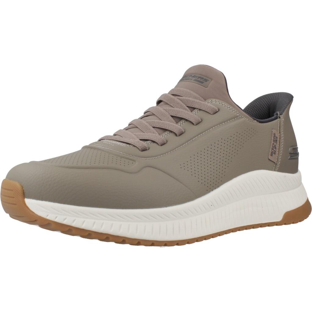 Sport shoes for Men Skechers Slip ons bobs squad 4 Gray