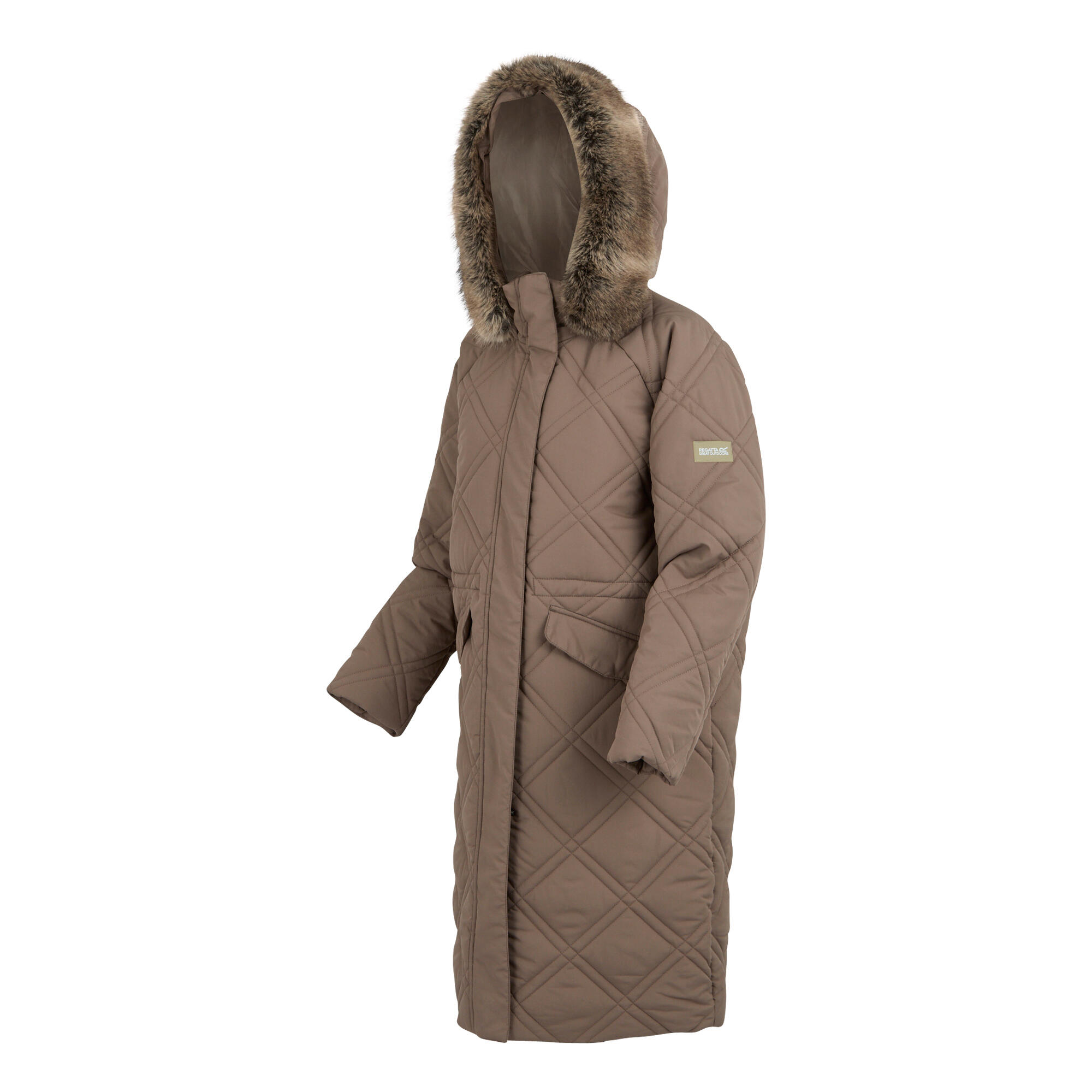 Veste Matelassée FREYLA Femme (Marron) 3/5