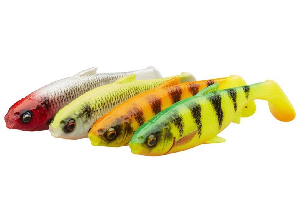SET 4 SHAD-URI SAVAGE GEAR 3D RIVER ROACH 8 CM, 5 G