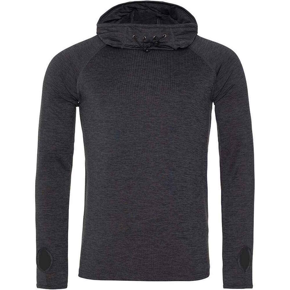 Just Cool - Haut Homme (anthracite Chiné) - Sous Maillot Manche Longue - Noir - Decathlon