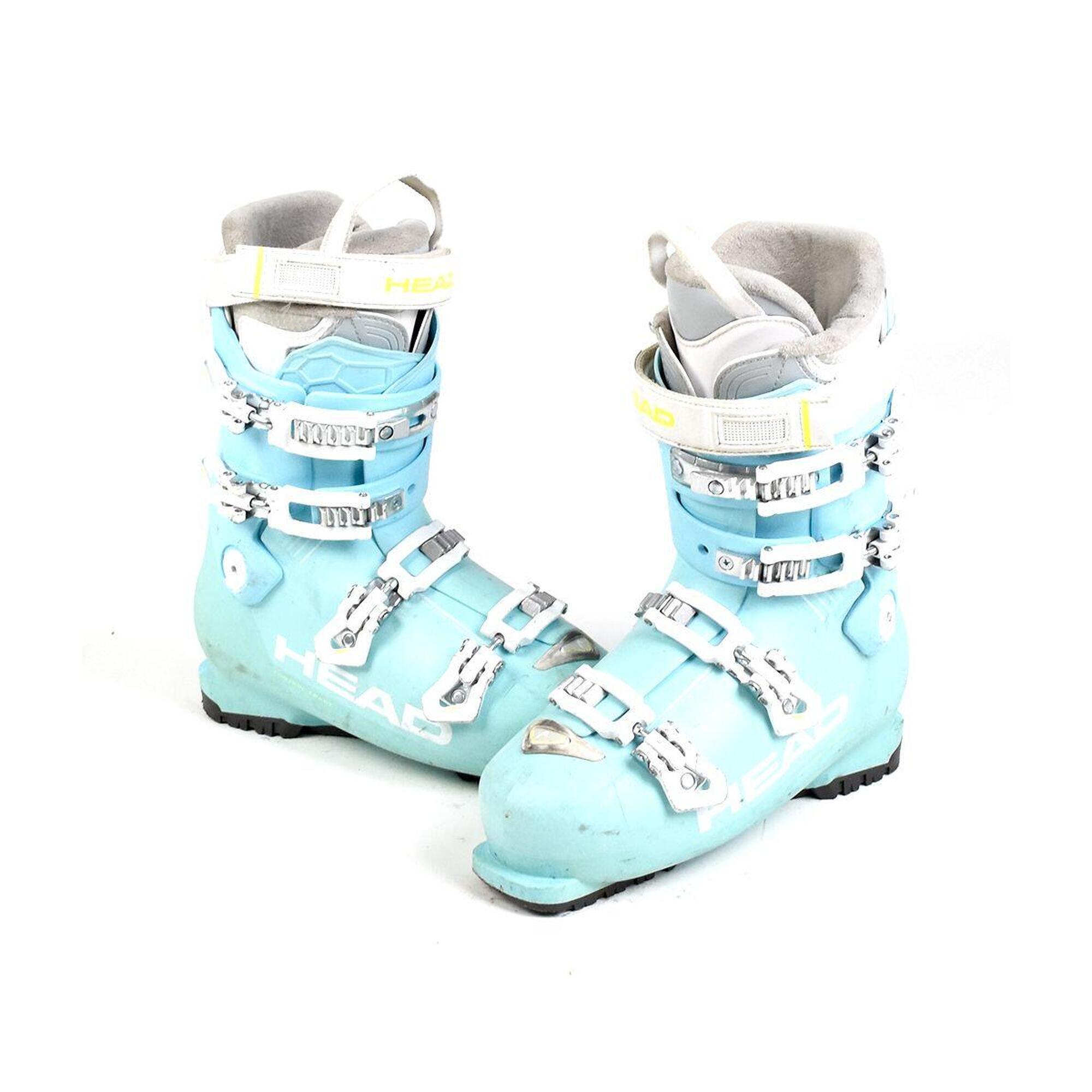 Head - Reconditionne - Chaussure De Ski Occasion Head Edge Advant 75 W (bleu) - Bon - Chaussures De Ski - Multicolore - 27 Cm - Decathlon
