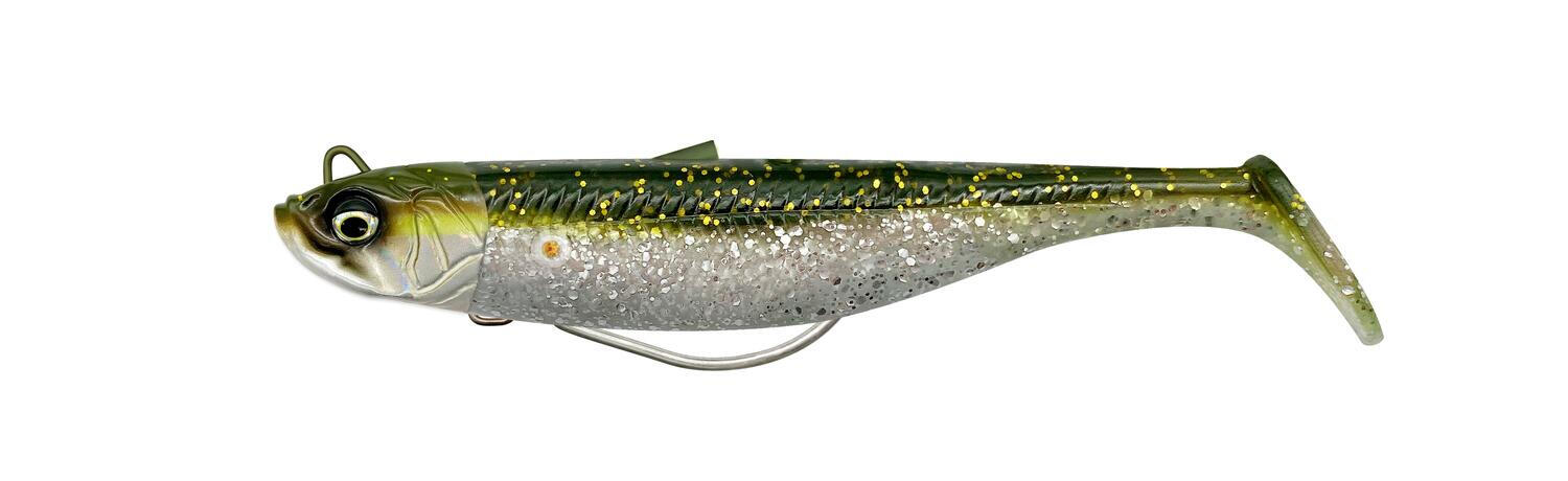 SHAD SAVAGE GEAR MINNOW WL 12,5CM/28G SINKING GREEN SILVER 2+1