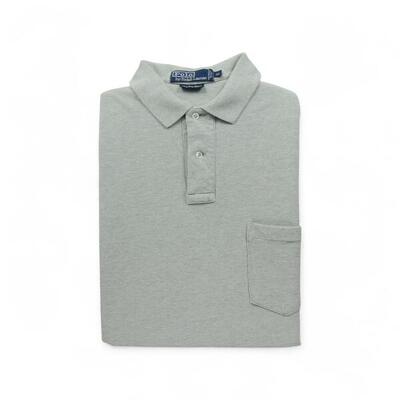 Tweedehands - korte mouw heren poloshirt grijs - goede staat
