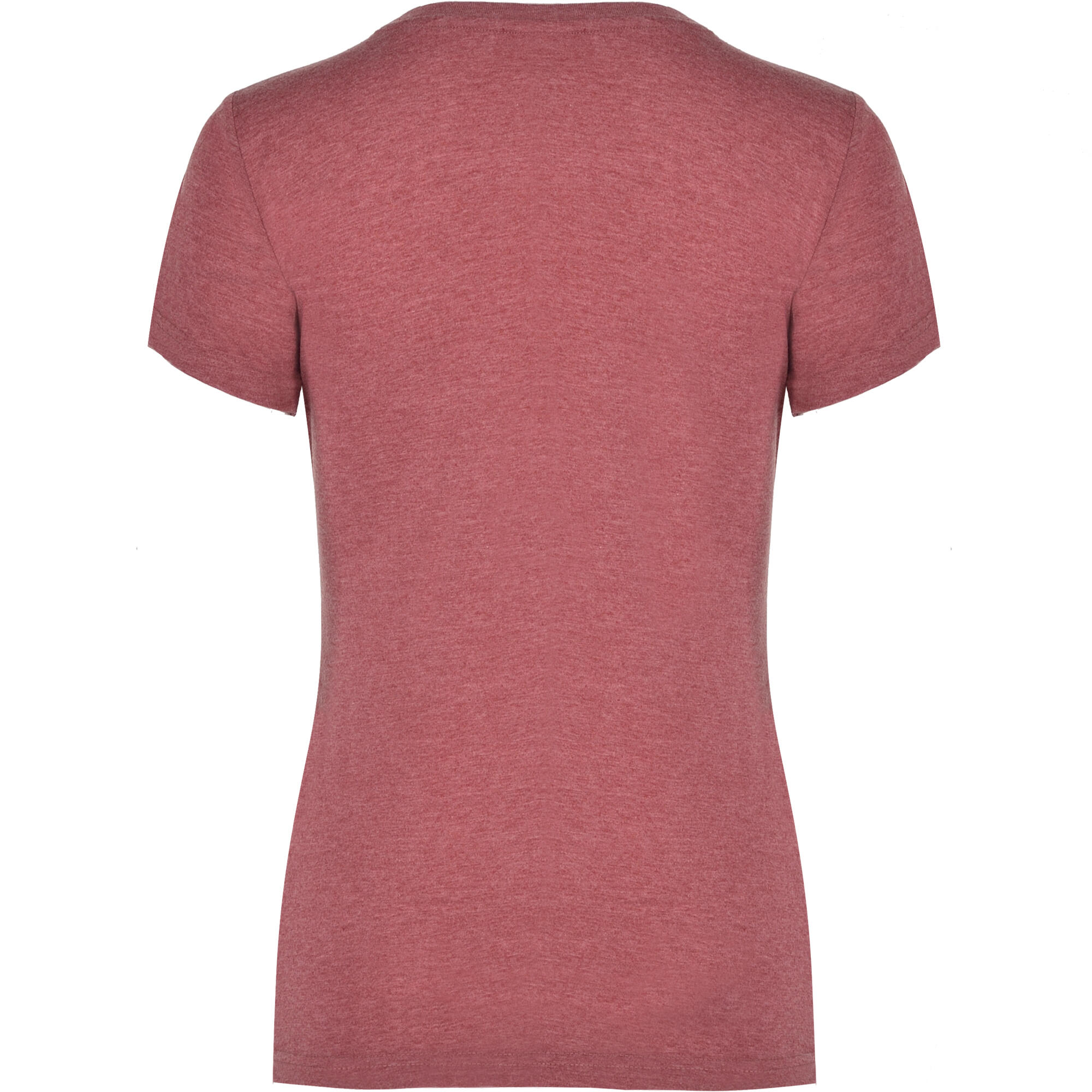 Tshirt FOX Femme (Rouge Grenat Chiné) 2/2