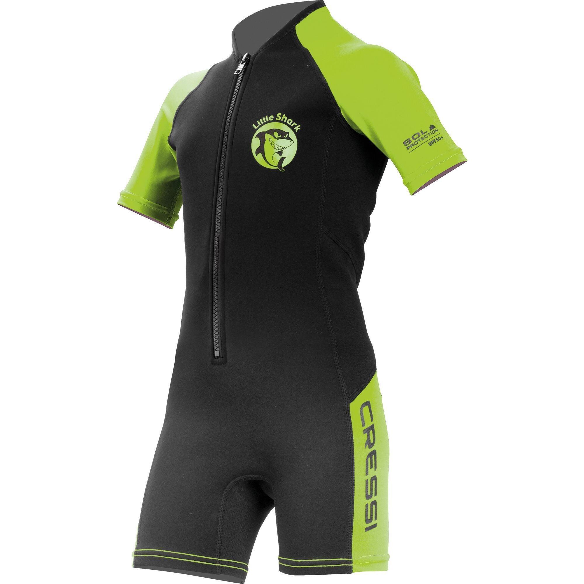 Pianka neoprenowa dziecięca Cressi Little Shark Jr Lime 11/12