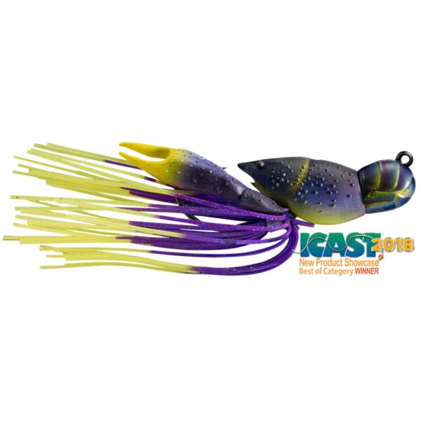 NALUCA LIVE TARGET HOLLOW CRAWFISH JIG 4CM/11G 148 JUNEBUG/CHART
