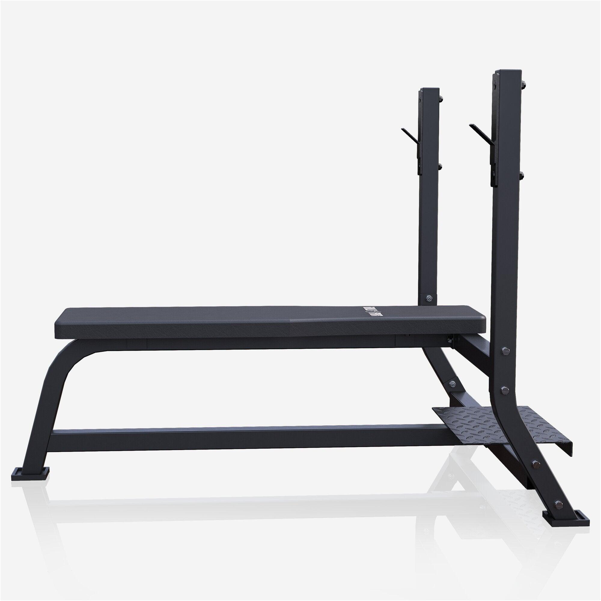 Banc de musculation avec support de barres 2/7