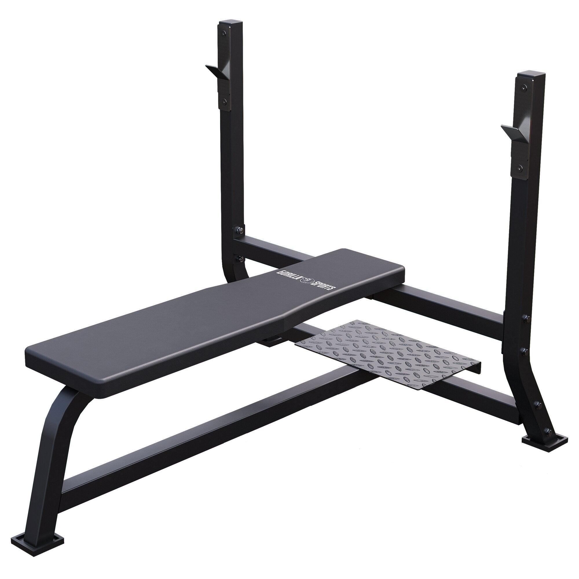 Banc de musculation avec support de barres 1/7