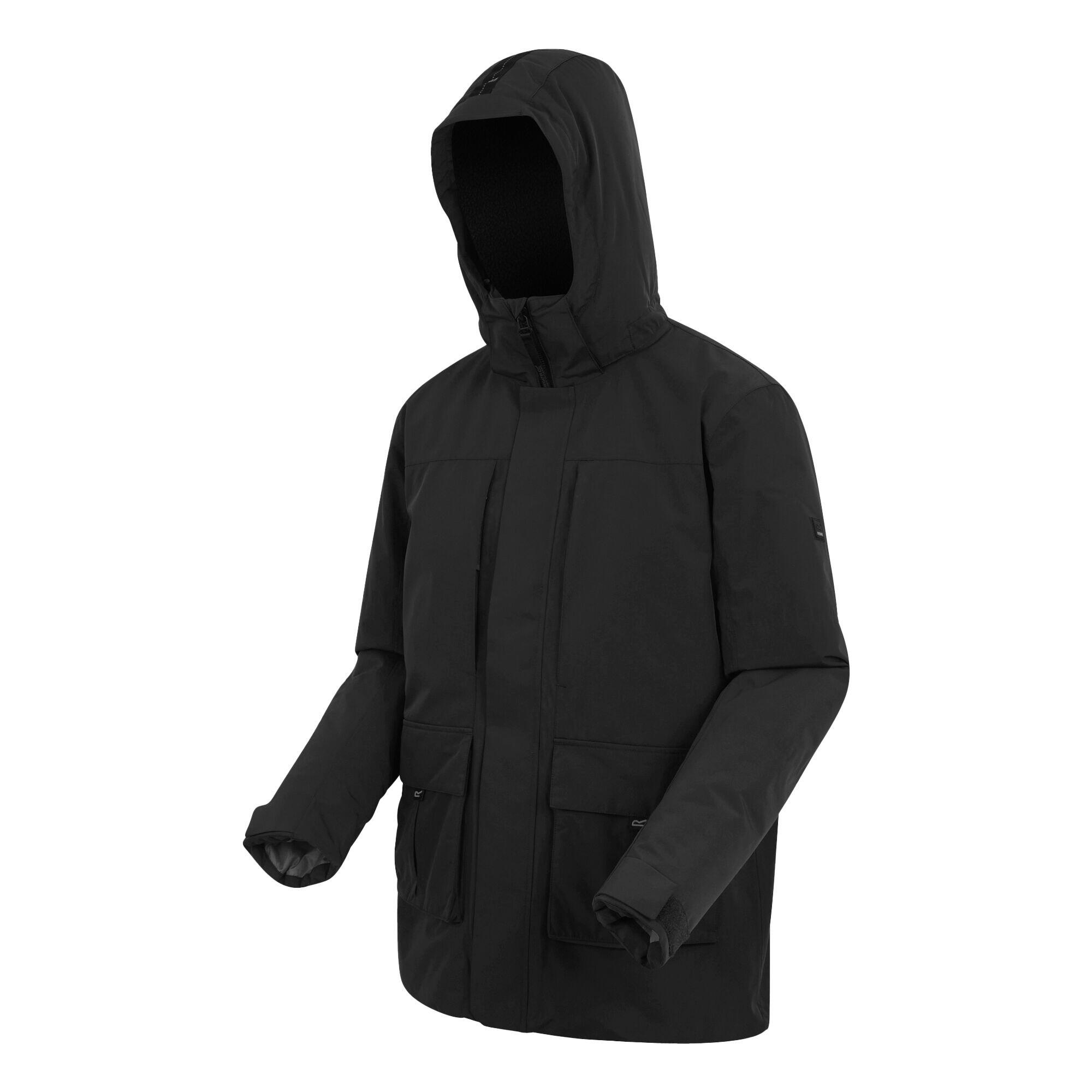 "Marron" Jacke, wasserfest für , Isoliert Herren Schwarz 3/5