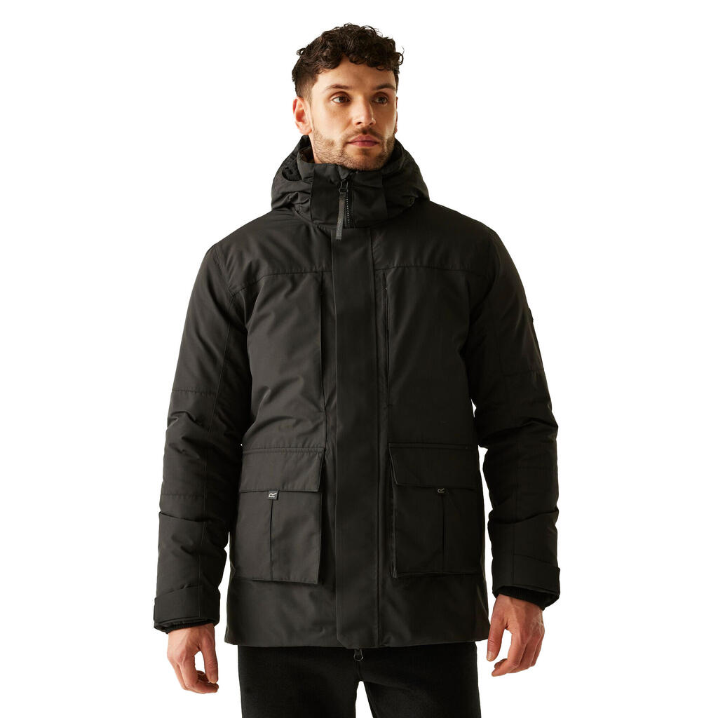 Mens Marron Insulated Waterproof Jacket (Black)
