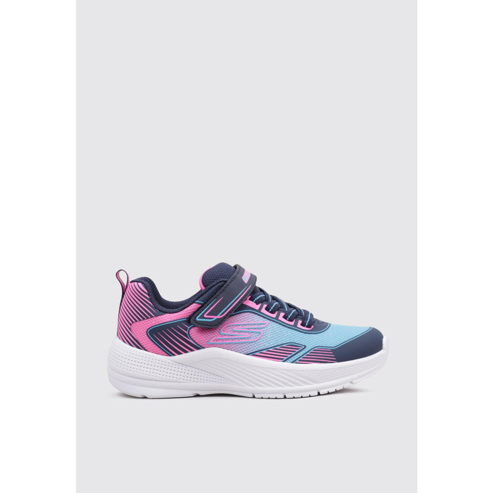 Skechers - Chaussure De Randonnée Baskets Enfants Skechers Microspec Advance Multicolor - Baskets - Bleu|multicolore|rose - 28 Cm - Decathlon
