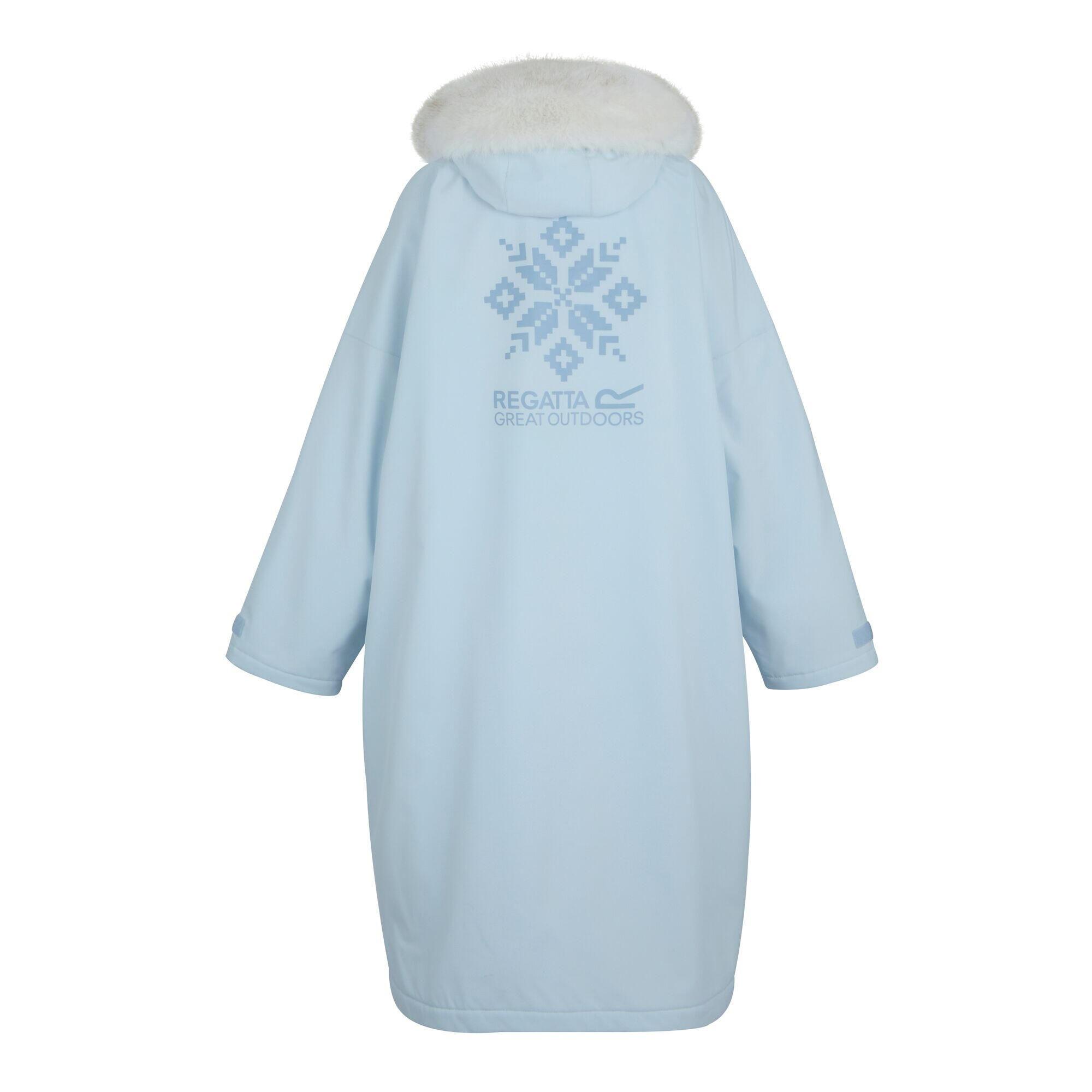 Peignoir À Langer Imperméable Adulte (Bleu) 2/5
