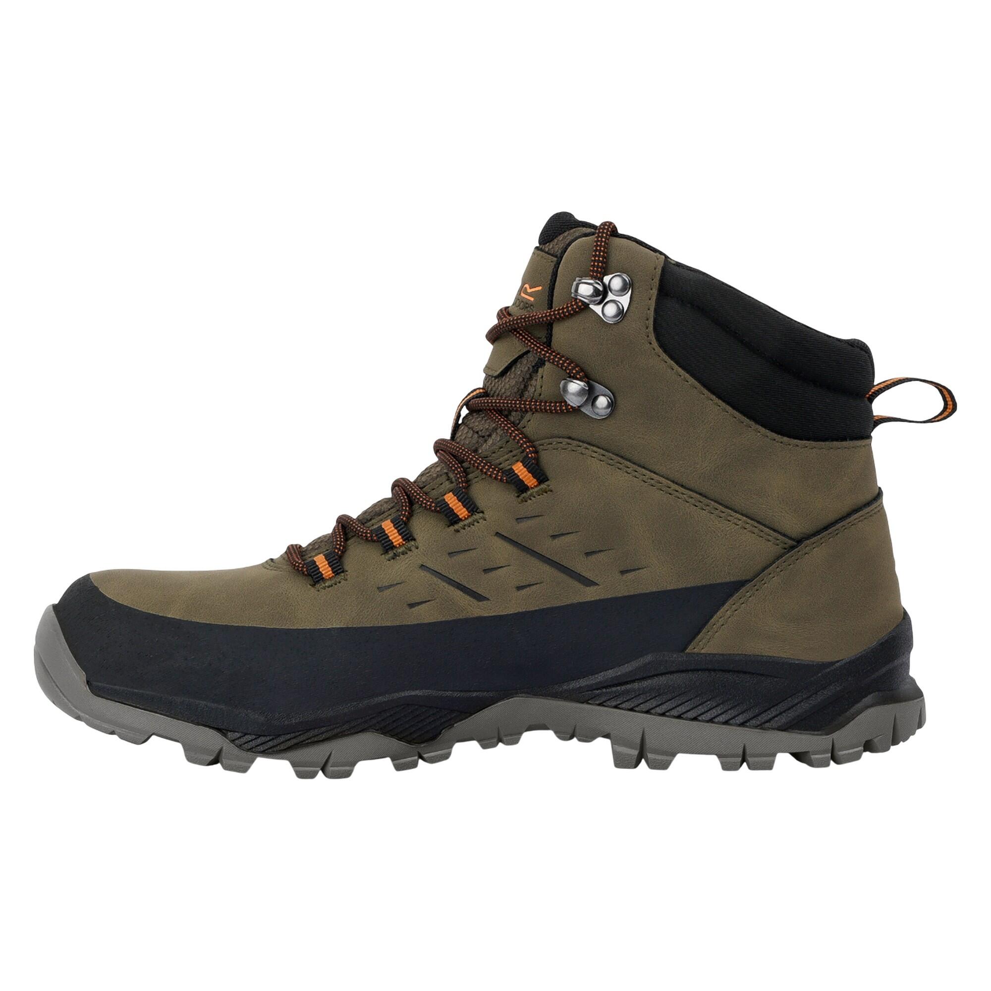 Mens Blake Walking Boots (Olive Green) 3/5