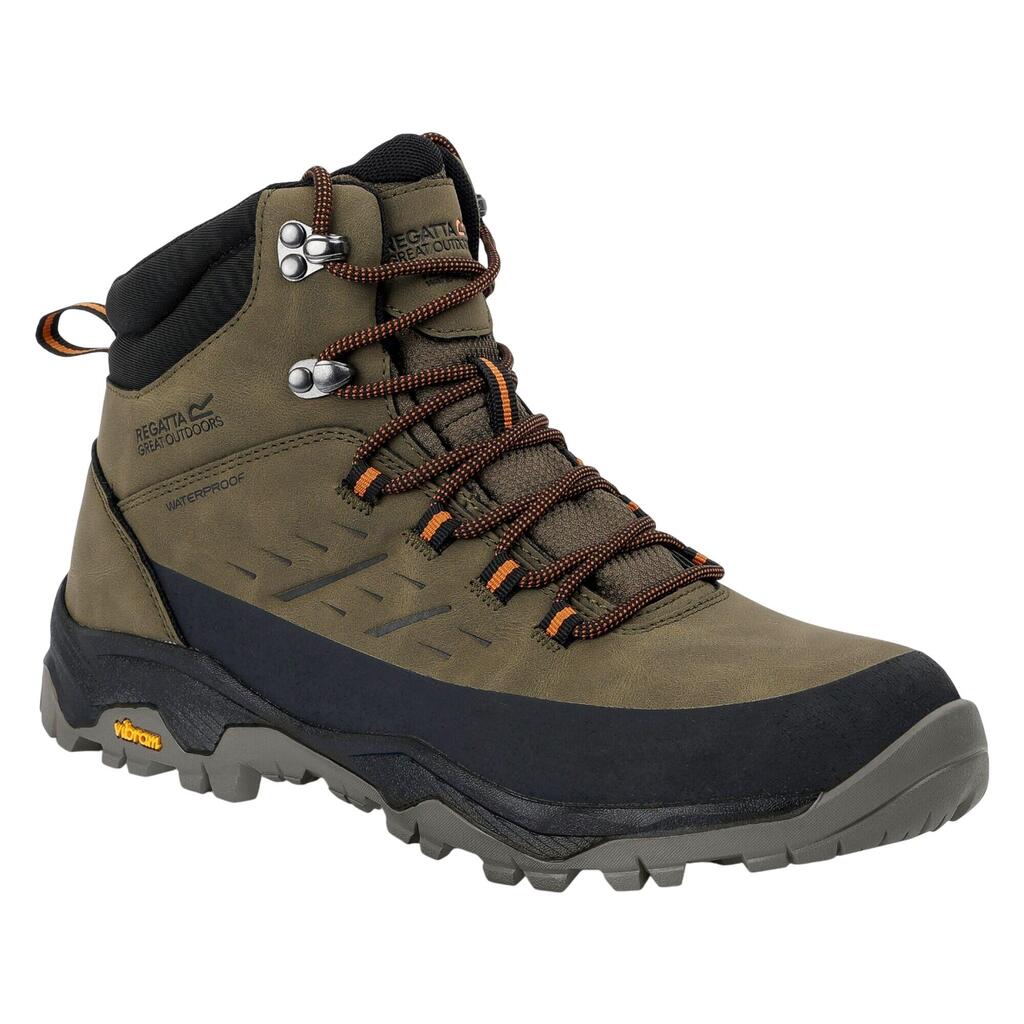 Mens Blake Walking Boots (Olive Green)