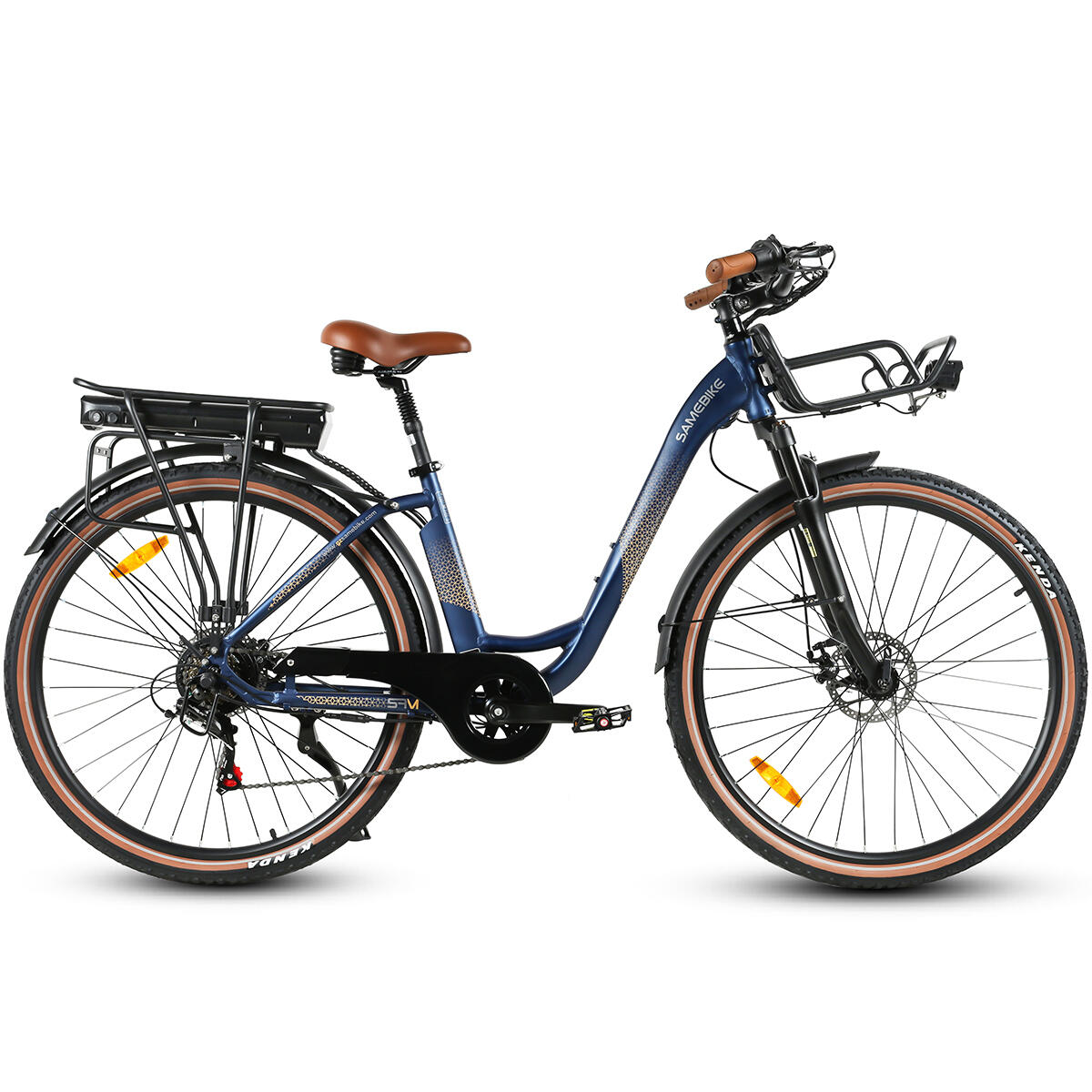 Městské elektrokolo SAMEBIKE RS-A07 s baterií 36V13AH 3/4