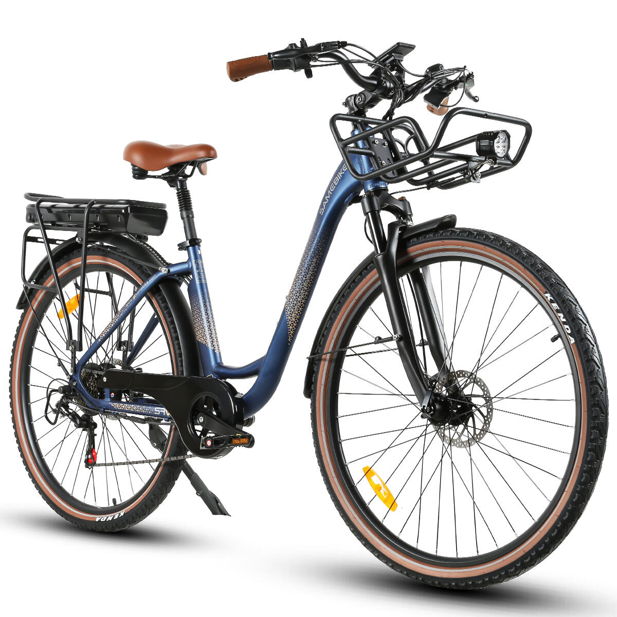 Městské elektrokolo SAMEBIKE RS-A07 s baterií 36V13AH 2/4