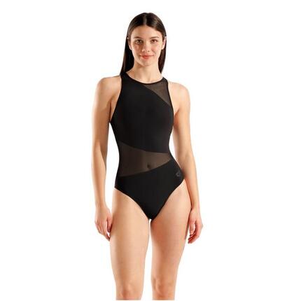 Maillot de bain une-pièce Femme - Mesh Angle Vent Back B