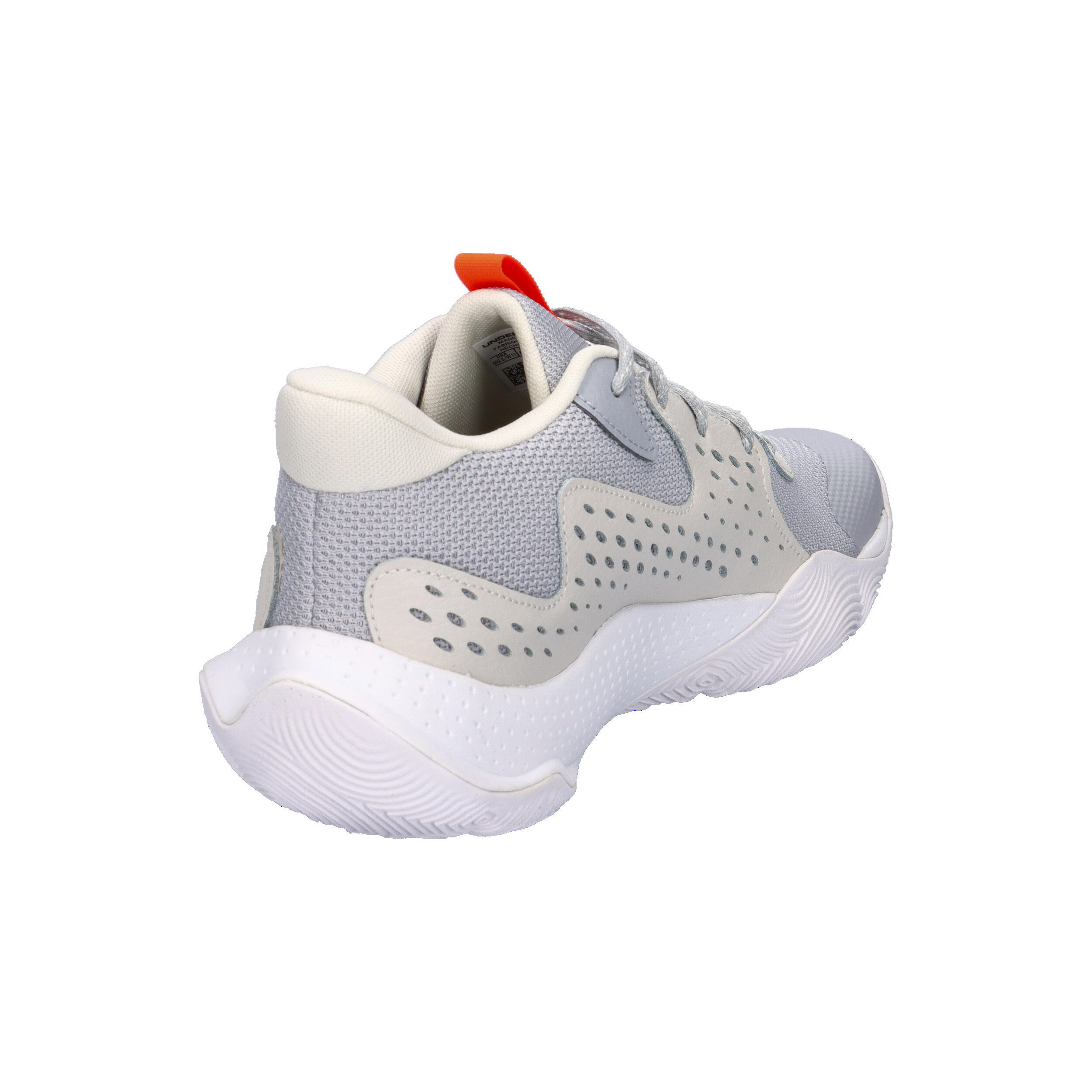 Under Armour UA JET 23 Basketballschuhe Unisex 3026634 011 grau/rot 6/7
