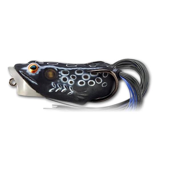 BROASCA LIVE TARGET HOLLOW BODY FROG POPPER 6,5CM/14G BLACK/BLACK