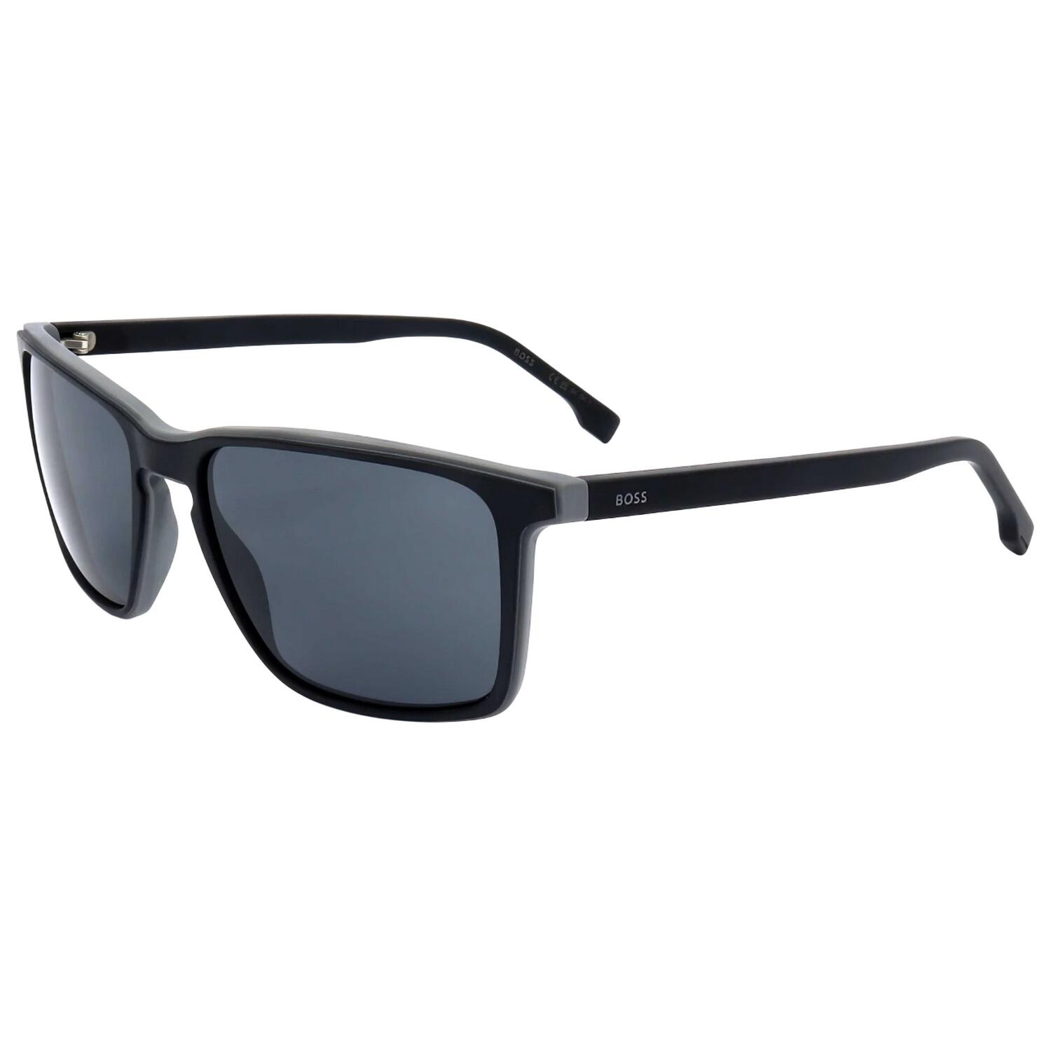 RechteckigSonnenbrille für Herren Schwarz 3/3