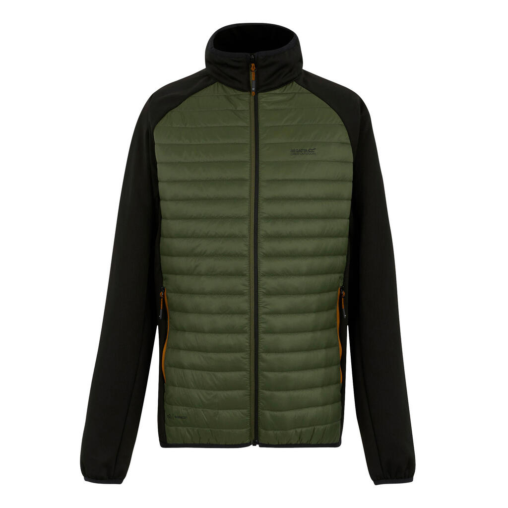 Mens Clumber Hybrid Jacket (Olive Night/Black)