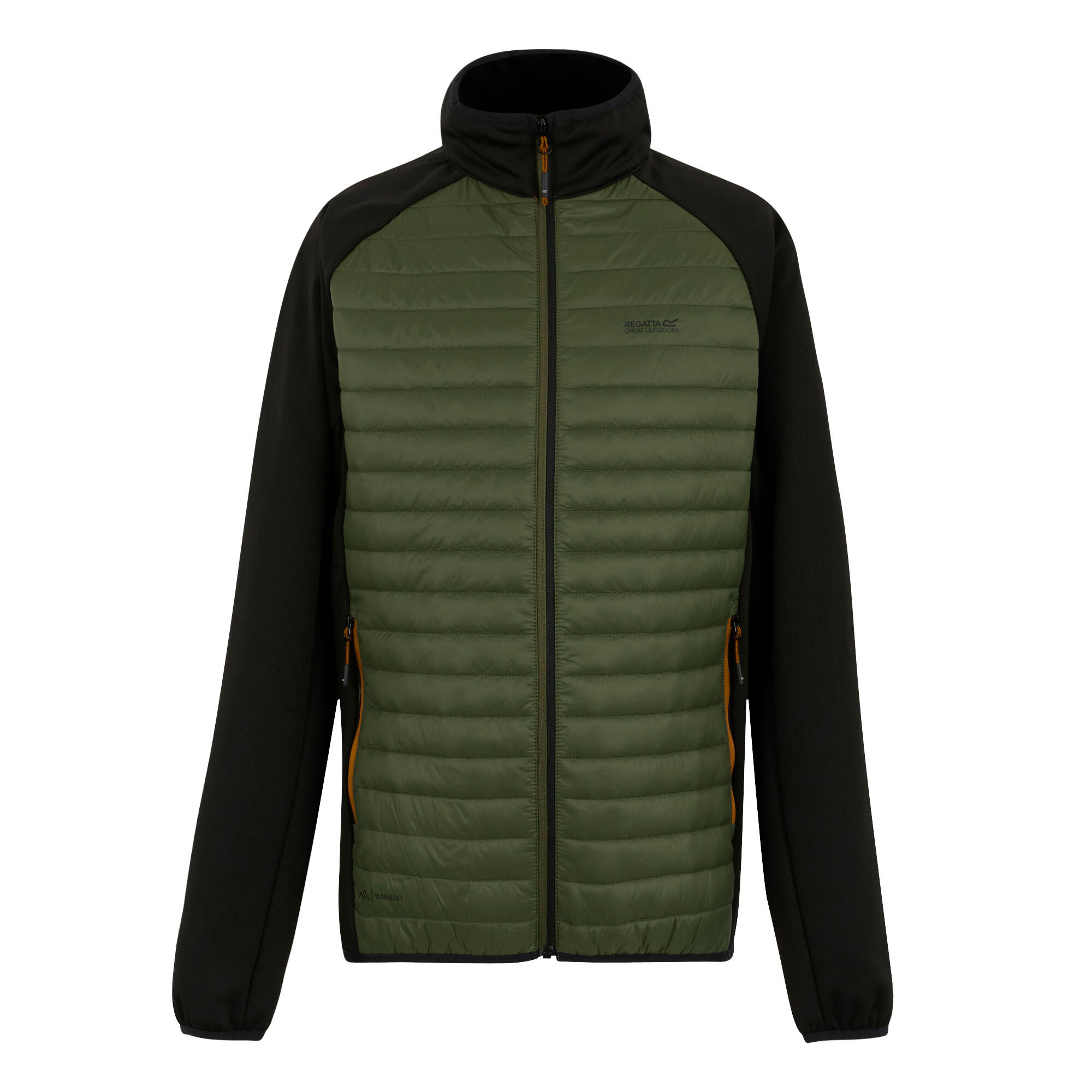 REGATTA Mens Clumber Hybrid Jacket (Olive Night/Black)