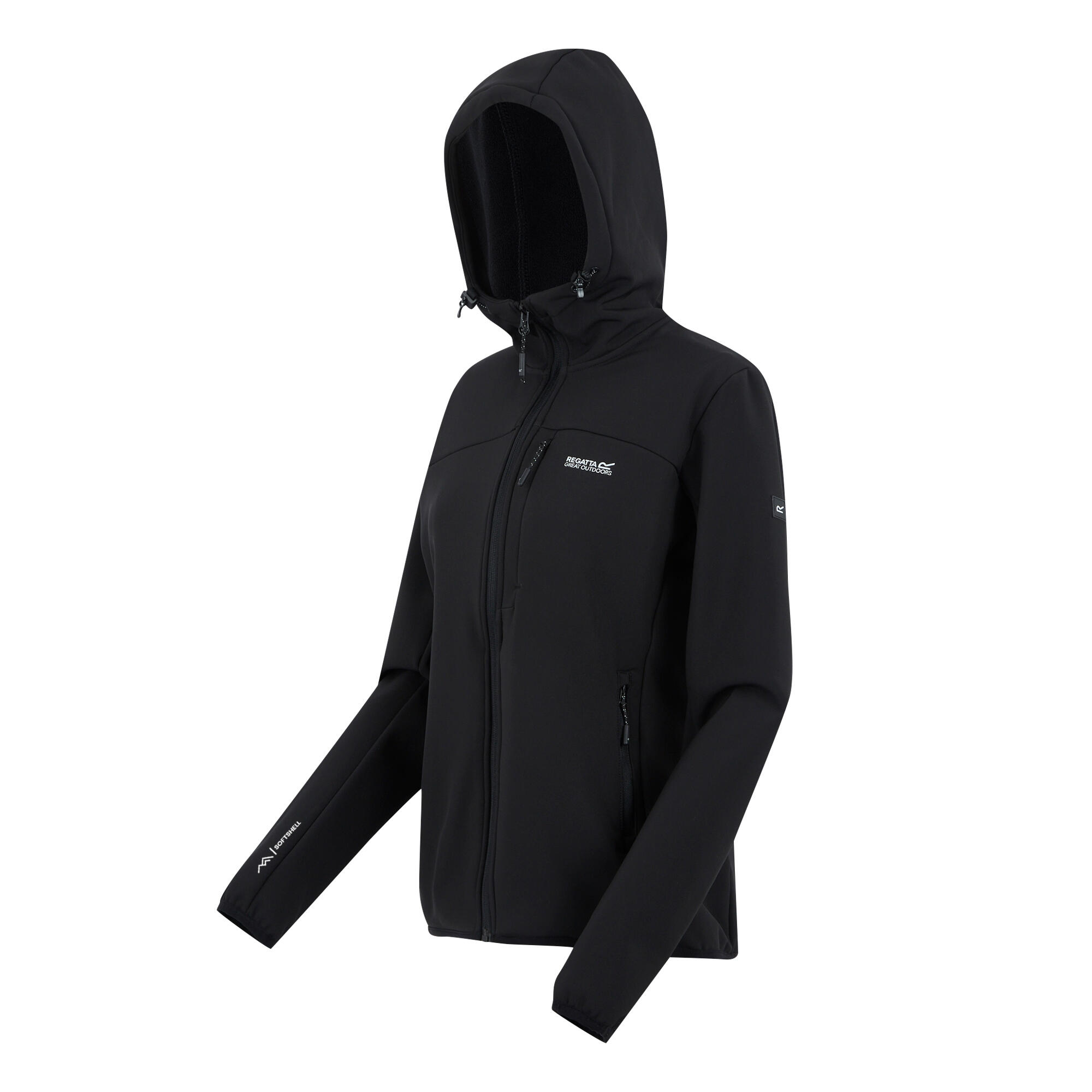 Veste Softshell OSSEK Femme (Noir) 3/5