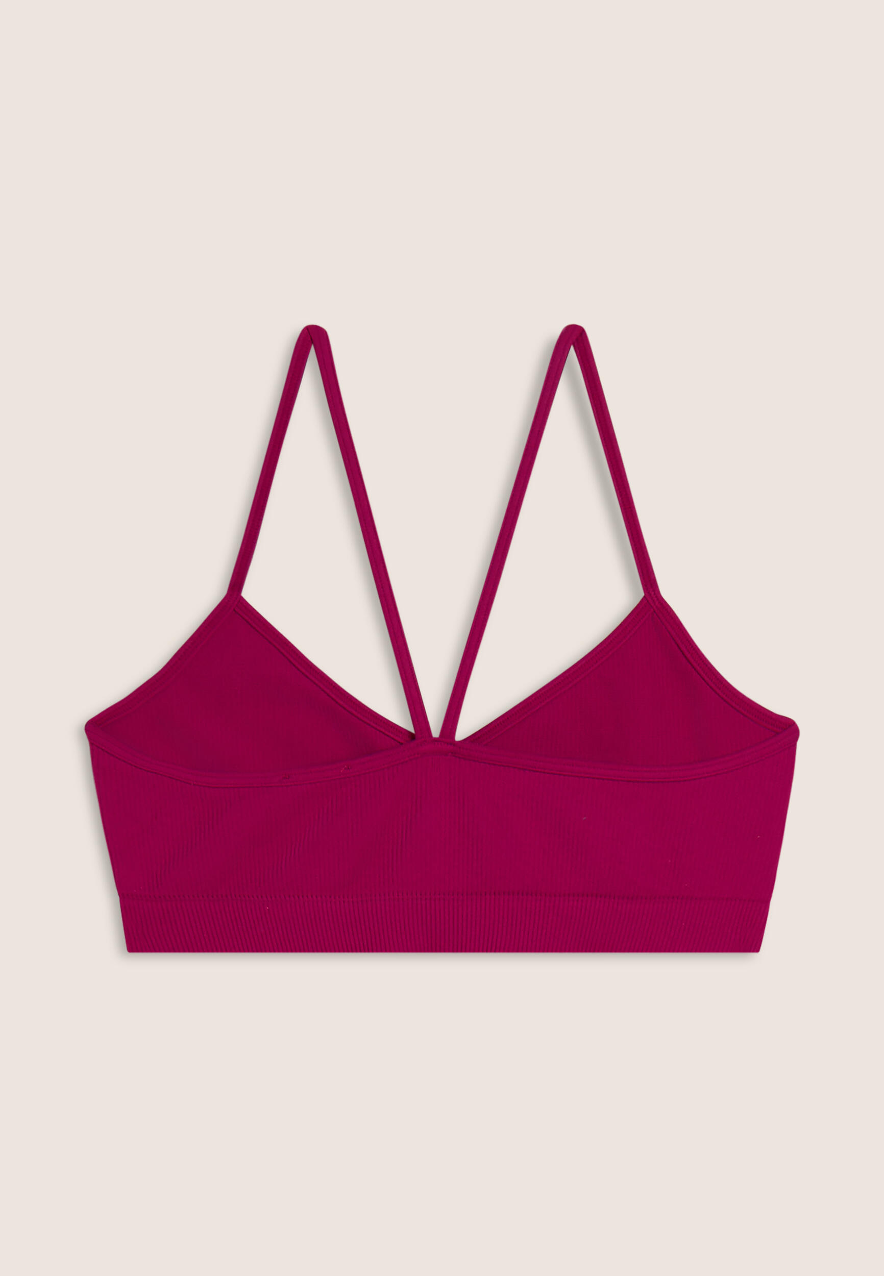 Brassière de sport sans coutures, avec bretelles croisées 5/6
