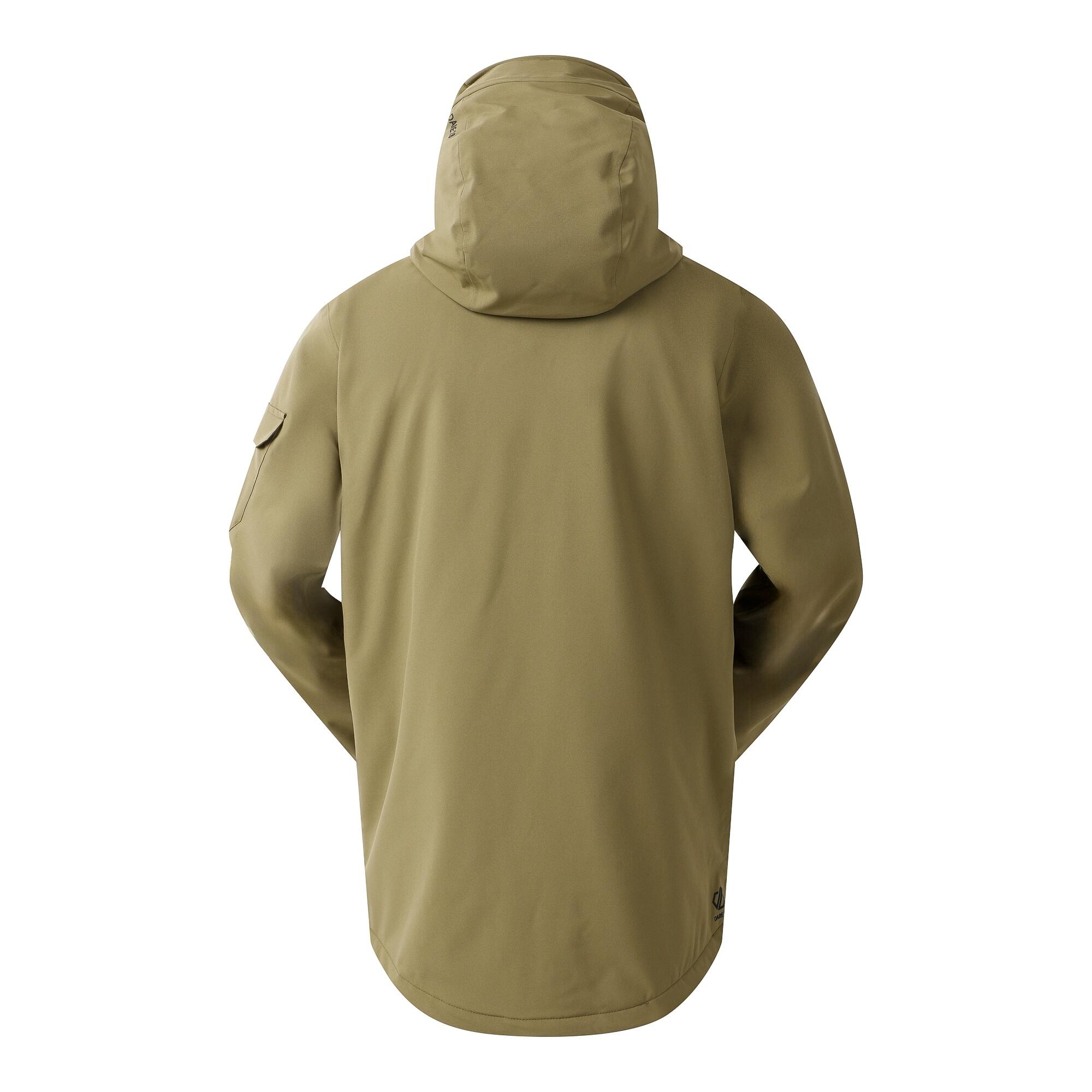 Blouson De Ski Motif/style Double Pointe Homme (Vert Olive) 2/5