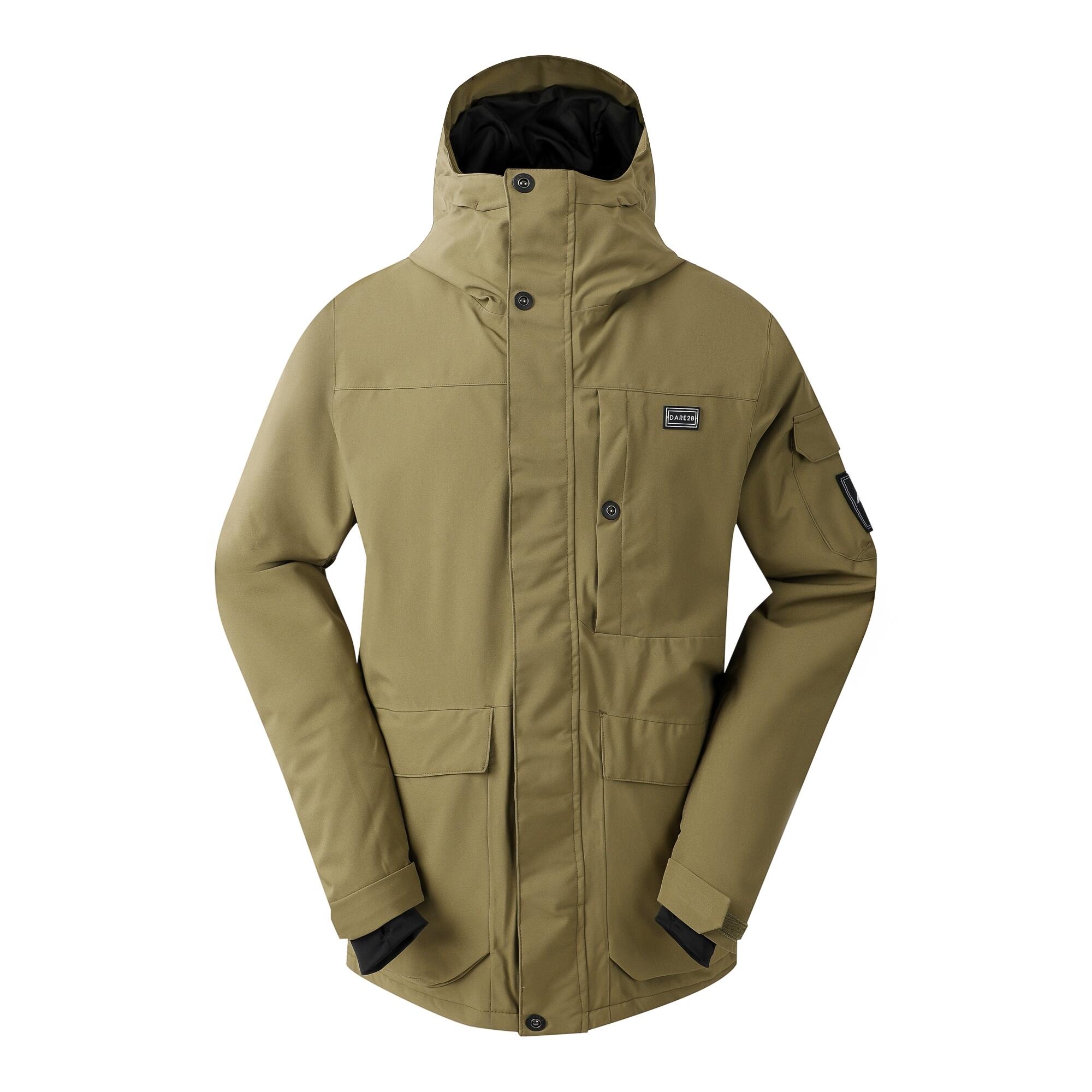DARE 2B Mens Twin Tip Ski Jacket (Olive Green)