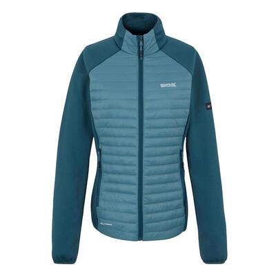 Dames clumber hybride jas (blauw)