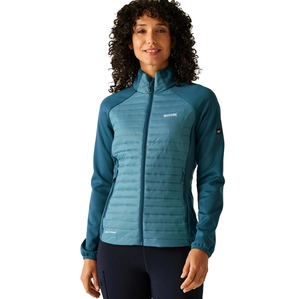 Womens/Ladies Clumber Hybrid Jacket (Blue) 4/5