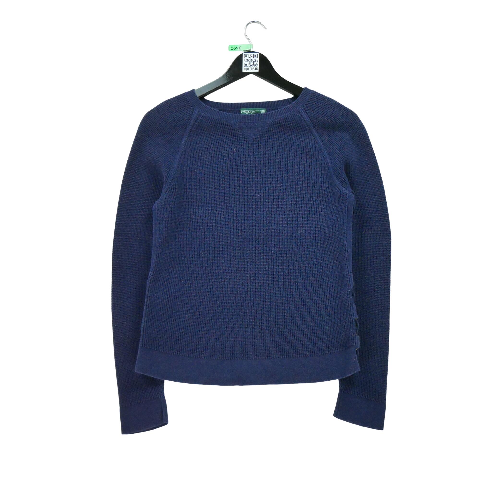 RALPH LAUREN Reconditionné - Pull Femme Marine - Très Bon État