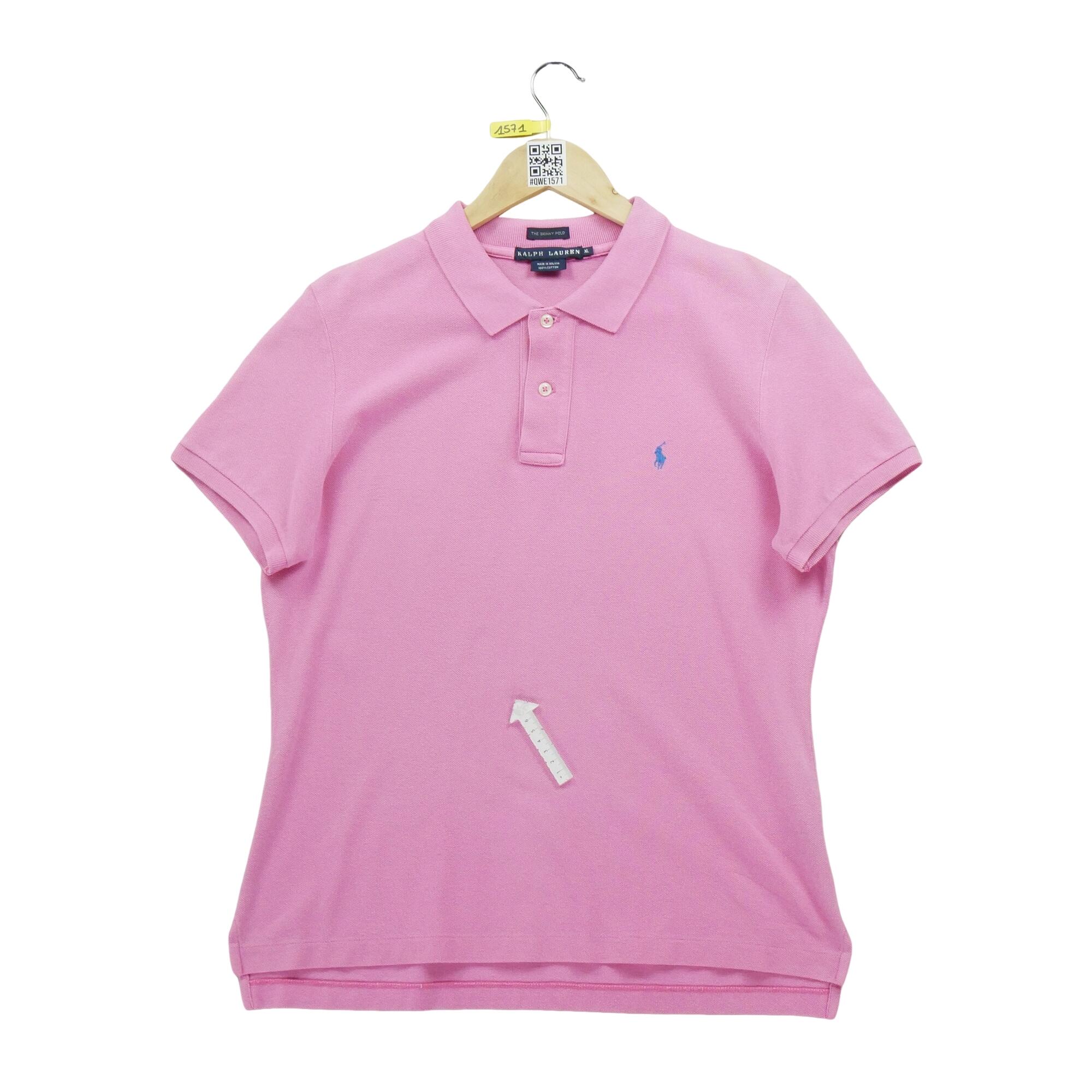 Pink Polo Dames Ralph Lauren Tweedehands Korte Mouw Dames