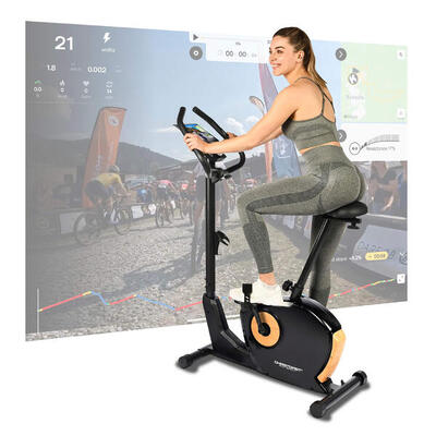 Hometrainer voor thuis - lage instap - stil - hartslagmeting - 120 kg et 3.1
