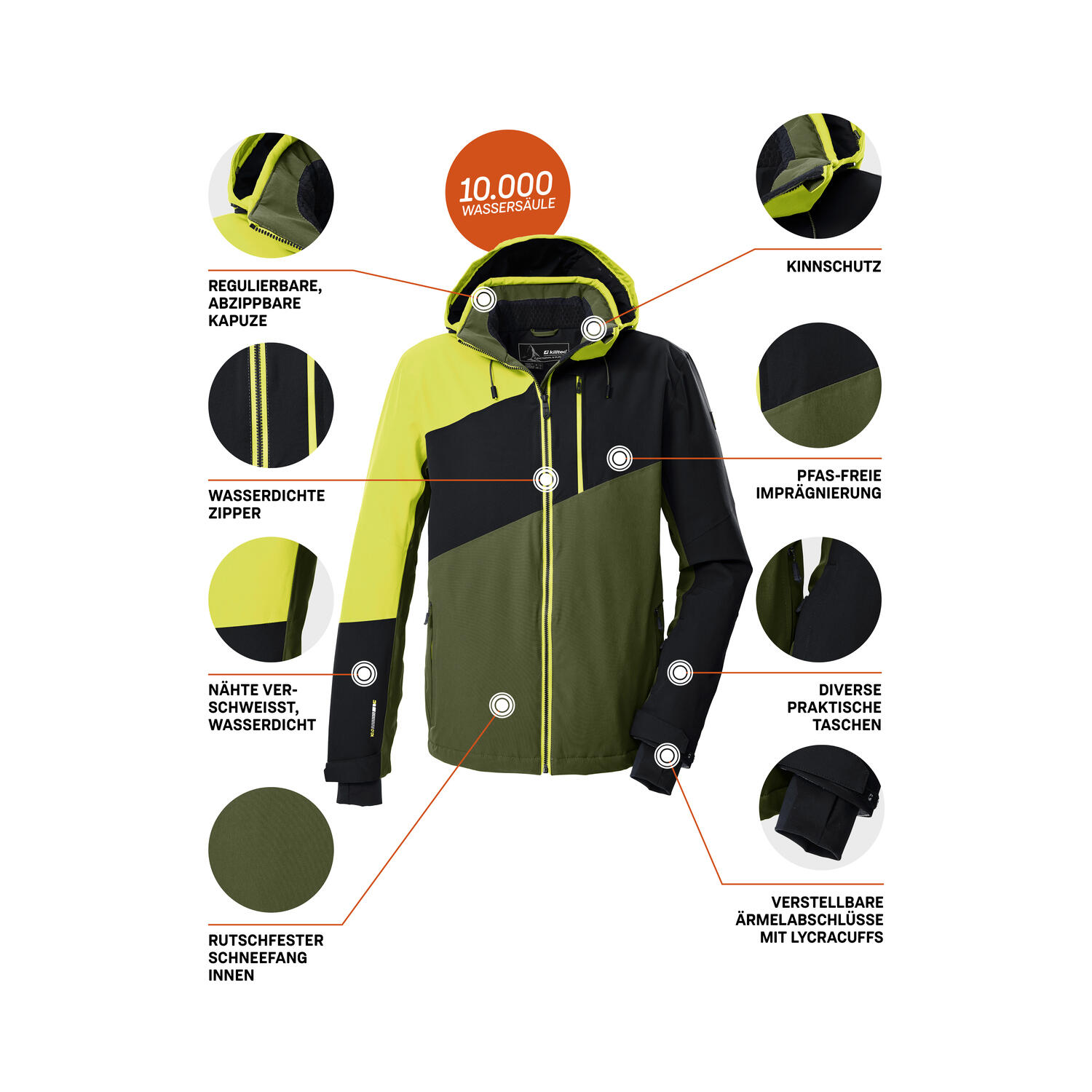 Skijacke Killtec KSW 32 5/6