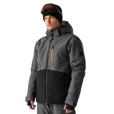 Heren edge iii ski jas (ijzeren poort/zwart)