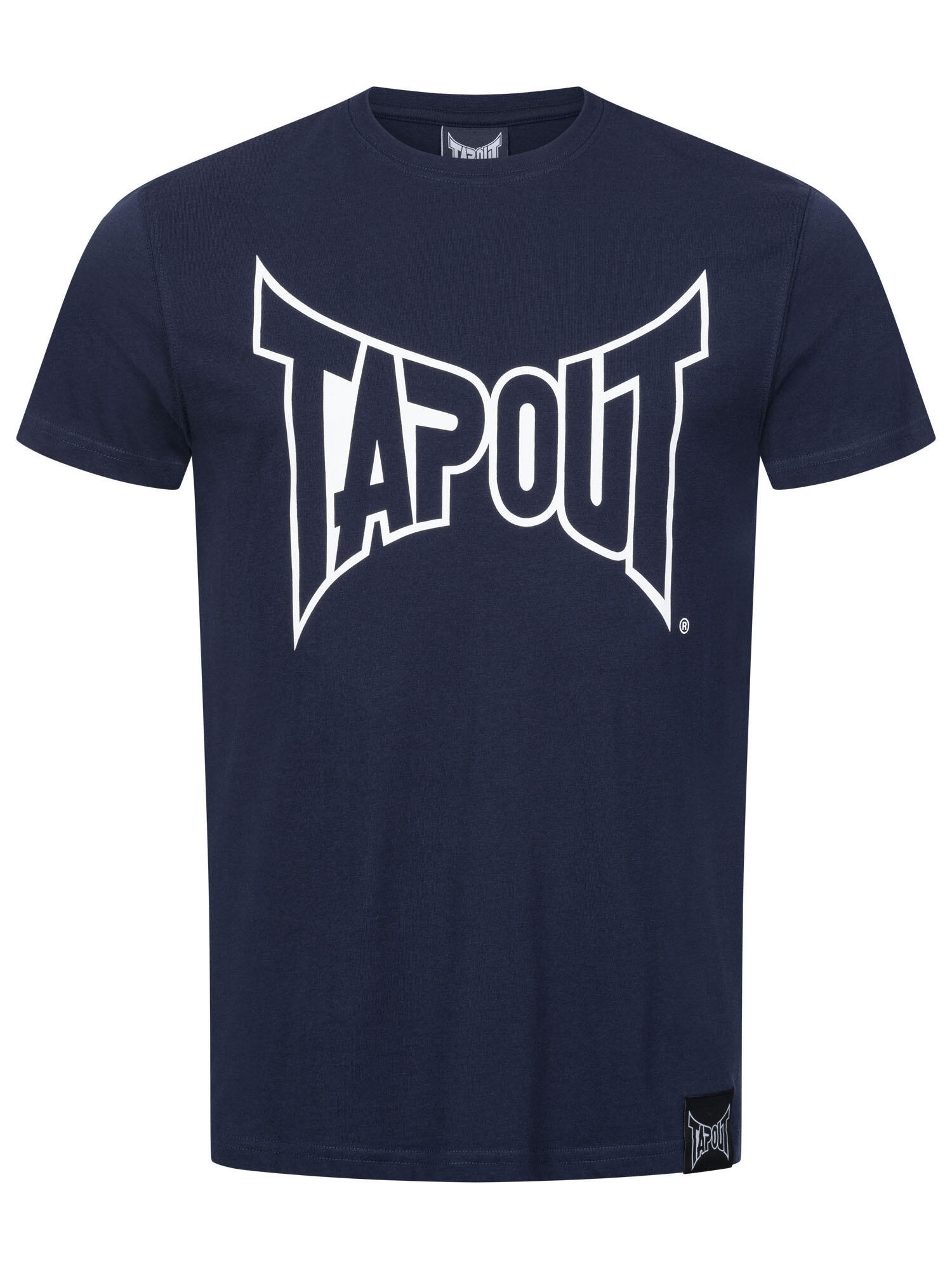 TAPOUT Herren T-Shirt normale Passform LIFESTYLE BASIC TEE 2/6