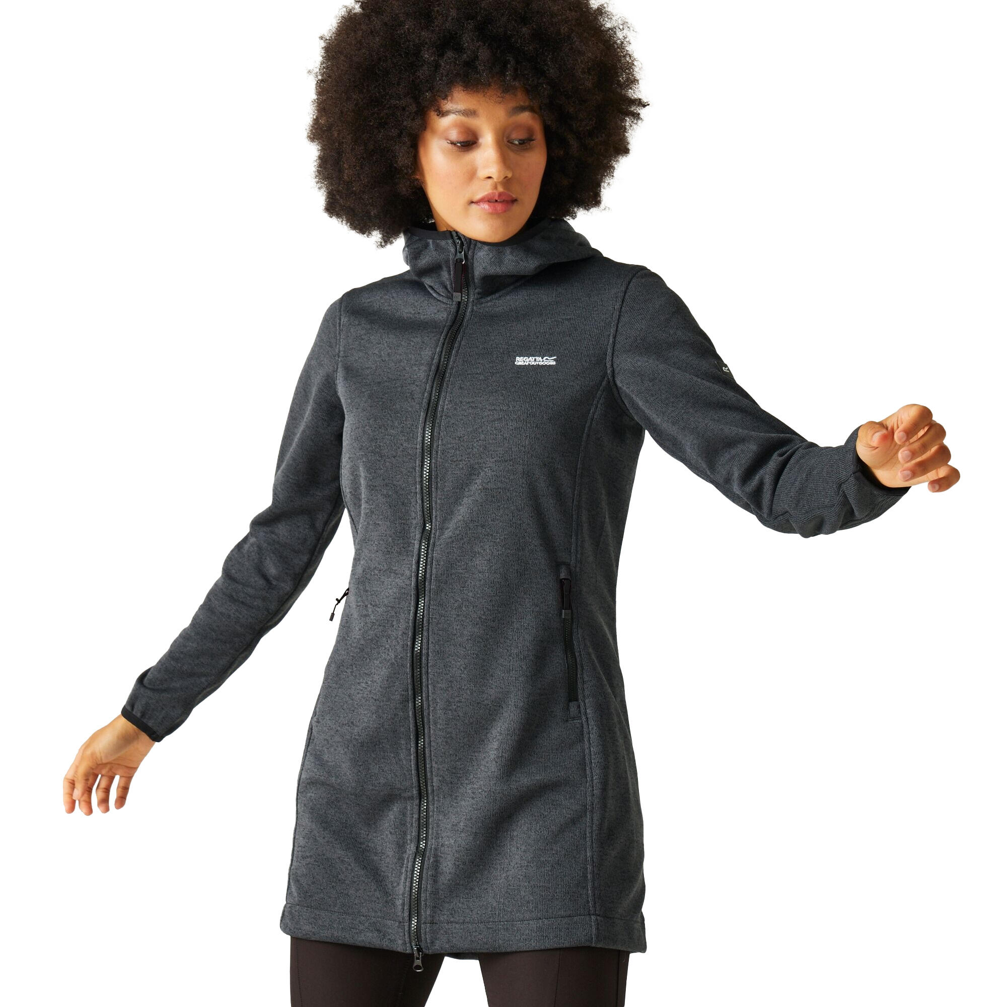 Veste Polaire BLOOMFIELD Femme (Gris Phoque / Lilas Pâle) 4/5