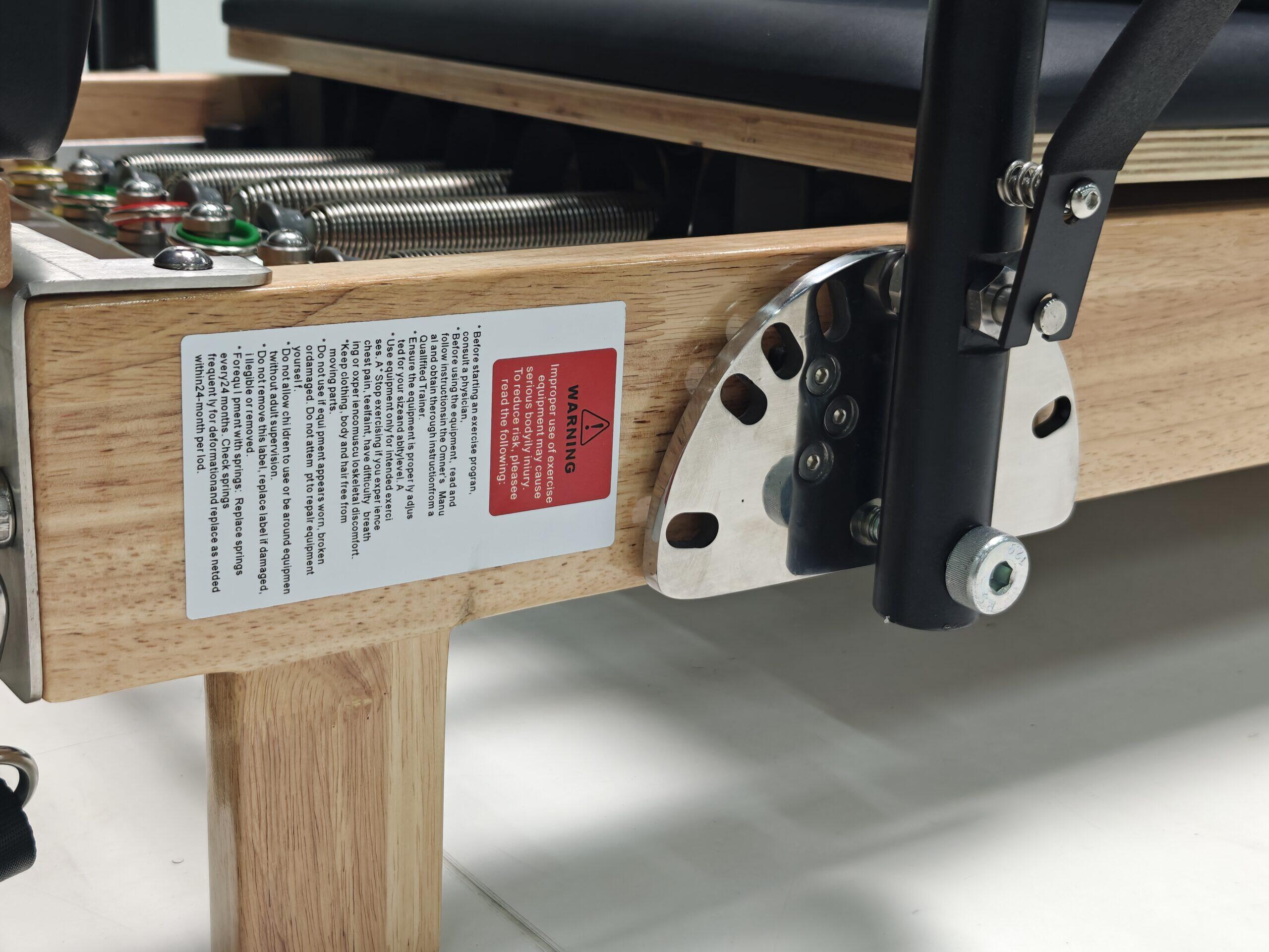 Reformer Pilates pliable en bois Advance 3/5