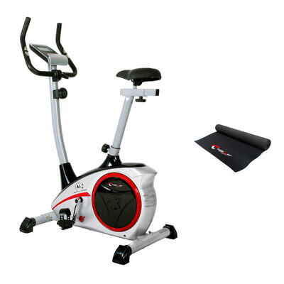 Hometrainer - 150kg - 8 niveaus - stil - incl. vloerbeschermingsmat - al 1