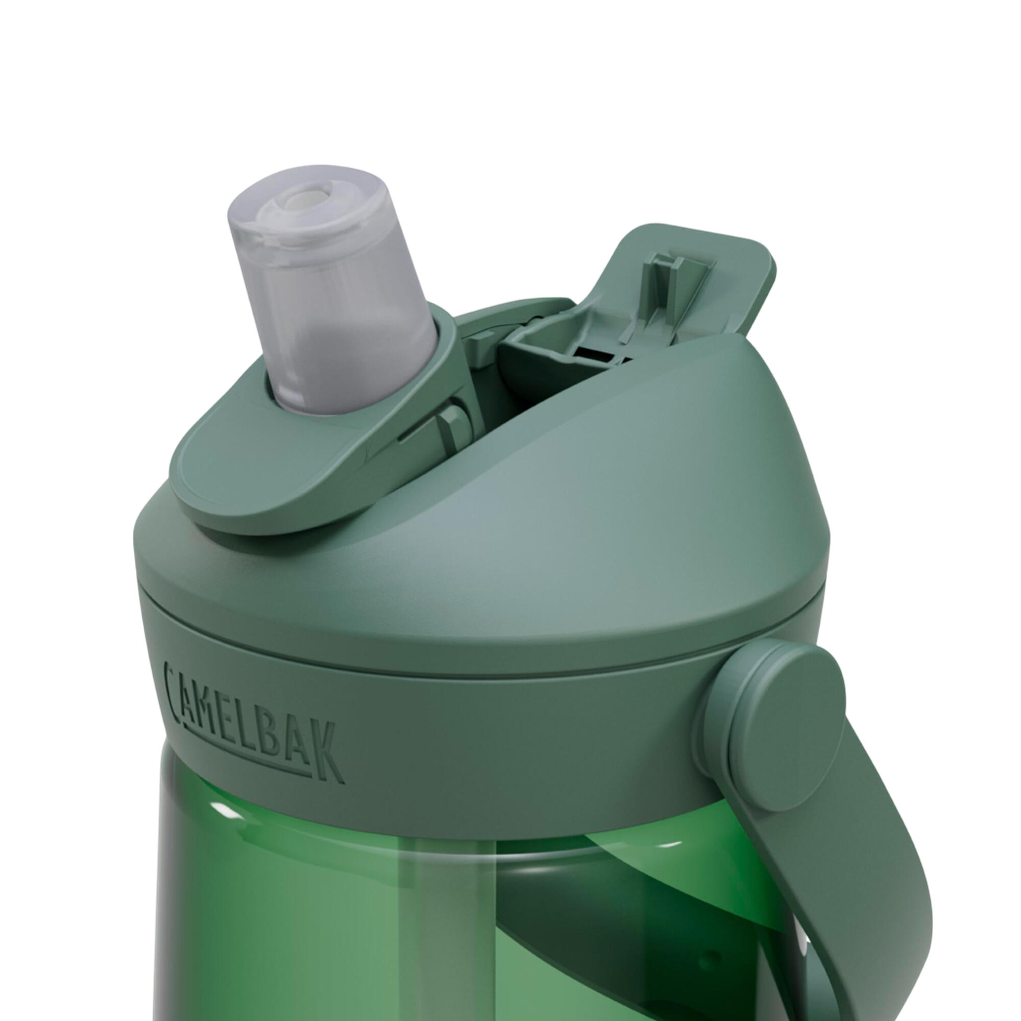 Thrive Flip Up 750ml Water Bottle (Forest Green) 3/4