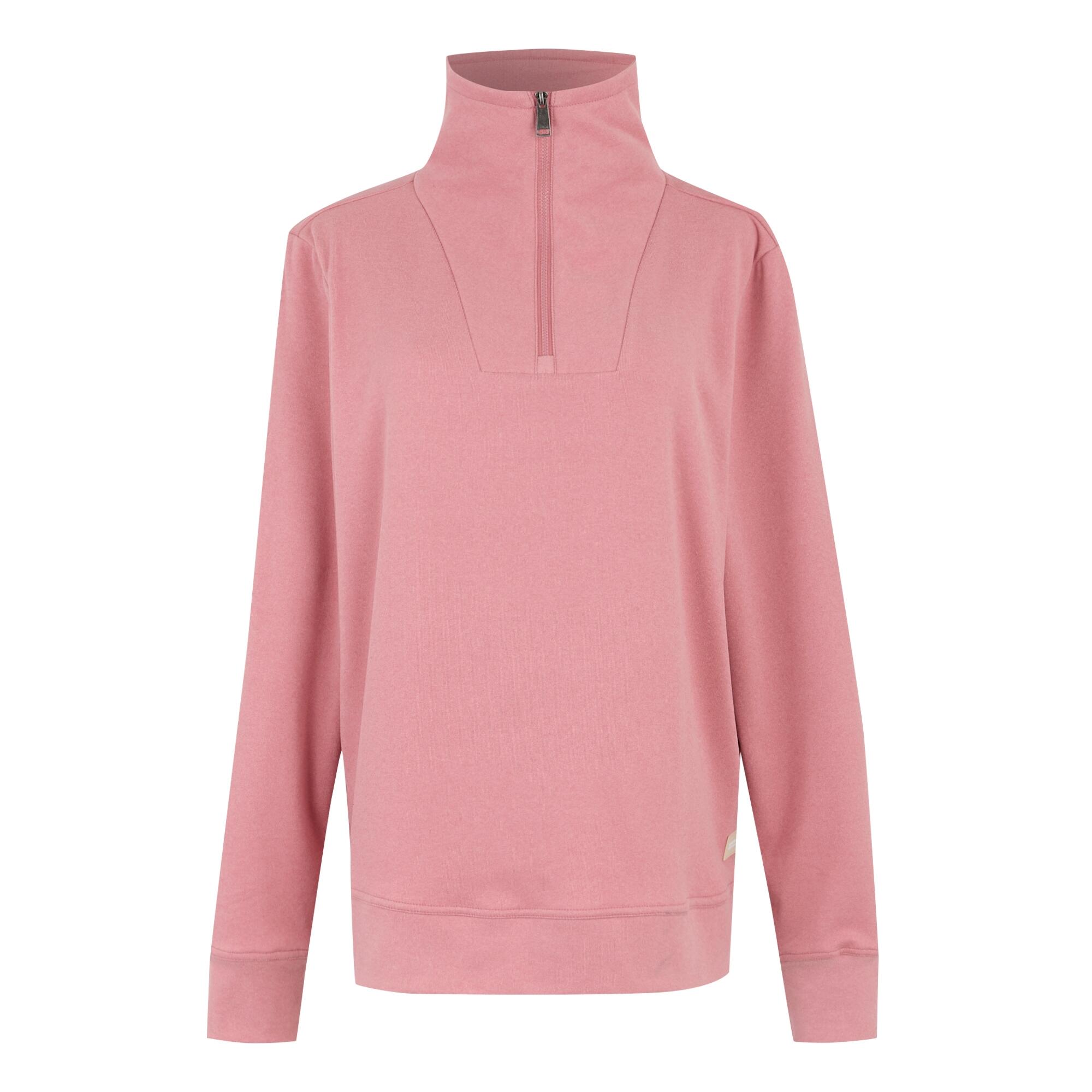 REGATTA Womens/Ladies Demmi Quarter Zip Fleece Top (Dusty Rose)