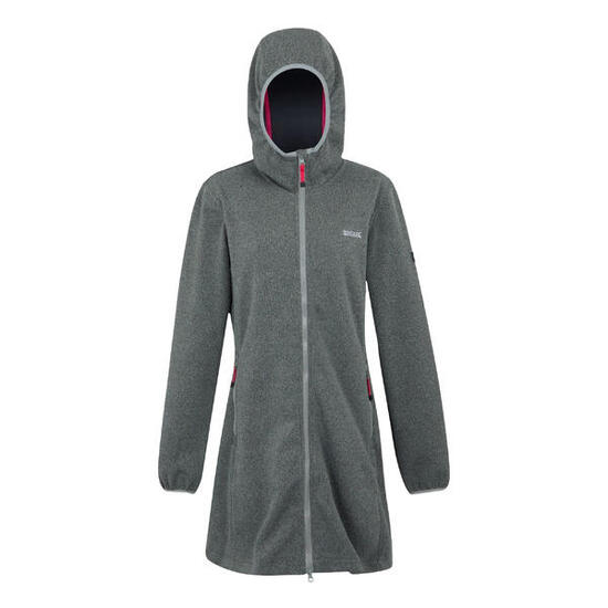 Giacca In Pile Linea Lunga Donna Regatta Bloomfield Lilla Vaniglia Chiaro