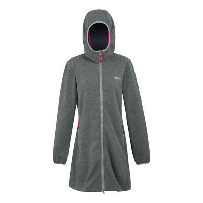 Giacca In Pile Linea Lunga Donna Regatta Bloomfield Acqua Sbiancata Blu Tahoe