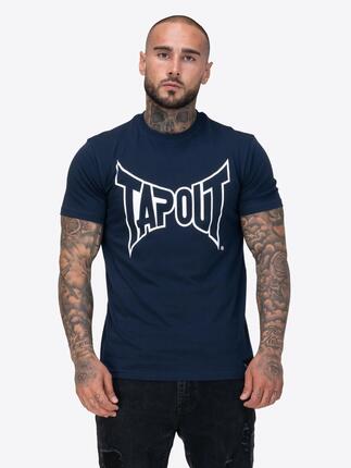 TAPOUT Herren T-Shirt normale Passform LIFESTYLE BASIC TEE
